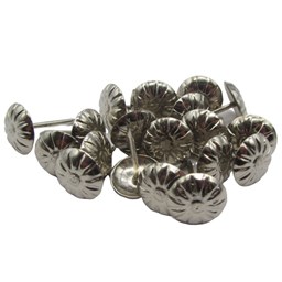 نمایش جزئیات برای گل میخ گل دار نقره ای طول 16 قطر 11 میلیمتر بسته 50 گرمی تصویر گل میخ گل دار نقره ای طول 16 قطر 11 میلیمتر بسته 50 گرمی