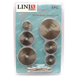 تصویر فرز اره ای Linix Tools مجموعه 8 عددی