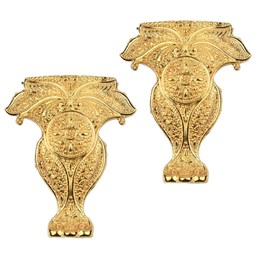 پایه آنتیک طرح اسلیمی طلایی پایه آنتیک طرح اسلیمی طلایی