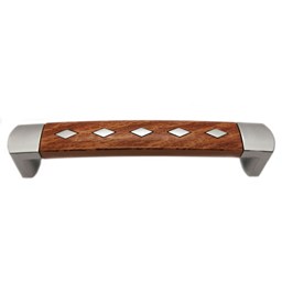 دستگیره کابینت دو پیچ پلاستیکی مدل A12 طرح ساتن چوب دستگیره کابینت دو پیچ پلاستیکی مدل A12 طرح ساتن چوب