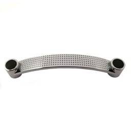 دستگیره کابینت دو پیچ پلاستیکی بهسازان مدل A22 طرح کروم ونگه  دستگیره کابینت دو پیچ پلاستیکی بهسازان مدل A22 طرح کروم ونگه