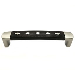 دستگیره کابینت دو پیچ پلاستیکی بهسازان مدل A12 طرح ساتن ونگه دستگیره کابینت دو پیچ پلاستیکی بهسازان مدل A12 طرح ساتن ونگه