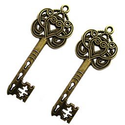 نمایش جزئیات برای کلید آنتیک قلبی زیتونی طول 60 میلیمتر بسته 2 عددی تصویر کلید آنتیک قلبی زیتونی طول 60 میلیمتر بسته 2 عددی