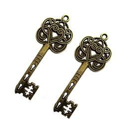 نمایش جزئیات برای کلید آنتیک قلبی زیتونی طول 42 میلیمتر بسته 2 عددی تصویر کلید آنتیک قلبی زیتونی طول 42 میلیمتر بسته 2 عددی