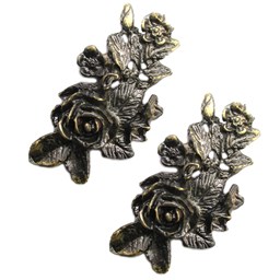 نمایش جزئیات برای توری آنتیک تزیینی پتینه دودی طرح گل رز طول 60 میلیمتر بسته 2 عددی تصویر توری آنتیک تزیینی پتینه دودی طرح گل رز طول 60 میلیمتر بسته 2 عددی