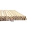 تصویر میله چوبی گرد صنوبر قطر 6 میلی‌متر طول 11 سانتی‌متر بسته 28 عددی
