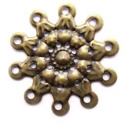 نمایش جزئیات برای توری آنتیک زیتونی طرح گل ده پر قطر 22 میلیمتر بسته 50 عددی تصویر توری آنتیک زیتونی طرح گل ده پر قطر 22 میلیمتر بسته 50 عددی