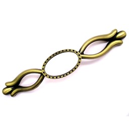 دستگیره کابینت دو پیچ فلزی گوهران مدل گیسو سرامیکی زیتونی طول 17 سانتیمتر دستگیره کابینت دو پیچ فلزی گوهران مدل گیسو سرامیکی زیتونی طول 17 سانتیمتر