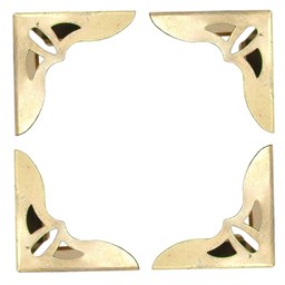 نمایش جزئیات برای بست گوشه آنتیک کتابی طلایی کیف بسته 4 عددی تصویر بست گوشه آنتیک کتابی طلایی کیف بسته 4 عددی