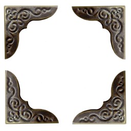 نمایش جزئیات برای بست گوشه آنتیک کتابی زیتونی کیف بسته 4 عددی تصویر بست گوشه آنتیک کتابی زیتونی کیف بسته 4 عددی