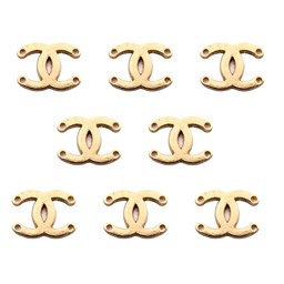 نمایش جزئیات برای مارک فلزی کیف طلایی مدل کوکو شنل طول 1.5 سانتیمتر بسته 8 عددی تصویر مارک فلزی کیف طلایی مدل کوکو شنل طول 1.5 سانتیمتر بسته 8 عددی