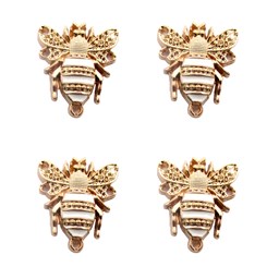 نمایش جزئیات برای مارک فلزی کیف طلایی و سفید مدل زنبور طول 2 سانتیمتر بسته 4 عددی تصویر مارک فلزی کیف طلایی و سفید مدل زنبور طول 2 سانتیمتر بسته 4 عددی