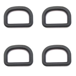 حلقه کیف نیم گرد پلاستیکی مشکی سایز 2 سانتیمتر بسته 4 عددی حلقه کیف نیم گرد پلاستیکی مشکی سایز 2 سانتیمتر بسته 4 عددی