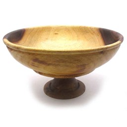میوه خوری پایه دار چوبی قطر 20 سانتیمتر میوه خوری پایه دار چوبی قطر 20 سانتیمتر