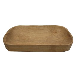 اردو خوری چوبی تک خانه طرح روستیک طول 23 سانتیمتر اردو خوری چوبی تک خانه طرح روستیک طول 23 سانتیمتر