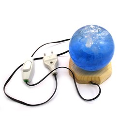 چراغ خواب چوب و رزین طرح گوی قطر 9 سانتیمتر چراغ خواب چوب و رزین طرح گوی قطر 9 سانتیمتر