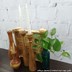 شمعدان چوبی طرح گیسو ارتفاع 31 سانتی‌متر, تصویر 2