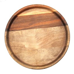 سینی چوبی دایره ای قطر 30 سانتیمتر سینی چوبی دایره ای قطر 30 سانتیمتر