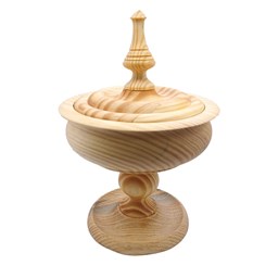 شکلات خوری درب دار  چوب کاج قطر 21 سانتیمتر شکلات خوری درب دار  چوب کاج قطر 21 سانتیمتر