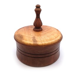 شکلات خوری چوبی درب دار قطر 16 سانتیمتر شکلات خوری چوبی درب دار قطر 16 سانتیمتر