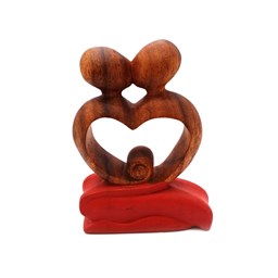 مجسمه چوبی طرح عشاق ارتفاع 15 سانتیمتر مجسمه چوبی طرح عشاق ارتفاع 15 سانتیمتر