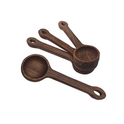 قاشق چوبی ادویه بسته 4 عددی قاشق چوبی ادویه بسته 4 عددی