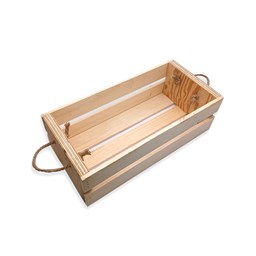 جعبه نظم دهنده چوبی دسته کنفی 30 در 14 سانتیمتر  جعبه نظم دهنده چوبی دسته کنفی 30 در 14 سانتیمتر