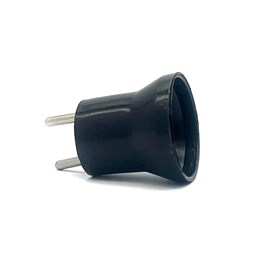 نمایش جزئیات برای سرپیچ دو شاخه دار سایز E27 تصویر سرپیچ دو شاخه دار سایز E27