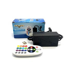 نمایش جزئیات برای ریموت کنترل کننده ریسه ال ای دی RGB تصویر ریموت کنترل کننده ریسه ال ای دی RGB
