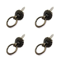 دستگیره آنتیک فلزی حلقه دار زیتونی قطر 20 میلیمتر دستگیره آنتیک فلزی حلقه دار زیتونی قطر 20 میلیمتر