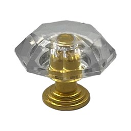 دستگیره تزئینی طرح کریستال پشت طلایی قطر 3 سانتیمتر دستگیره تزئینی طرح کریستال پشت طلایی قطر 3 سانتیمتر