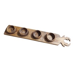 اردوخوری 4 خانه چوبی طرح گوزن اردوخوری 4 خانه چوبی طرح گوزن
