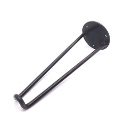 پایه فلزی سنجاقی مشکی نیمه مات 20 سانتیمتر پایه فلزی سنجاقی مشکی نیمه مات 20 سانتیمتر