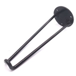 پایه فلزی سنجاقی مشکی نیمه مات 30 سانتیمتر پایه فلزی سنجاقی مشکی نیمه مات 30 سانتیمتر