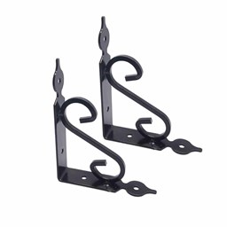 گونیا طبقه فلزی فرفوژه مشکی 10 در 13 سانتیمتر بسته 2 عددی گونیا طبقه فلزی فرفوژه مشکی 10 در 13 سانتیمتر بسته 2 عددی