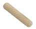تصویر دوبل چوبی شیار دار قطر 12 طول 60 میلی متر بسته 100 عددی