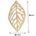 تصویر توری آنتیک تزیینی طرح برگ طلایی بسته 10 گرمی