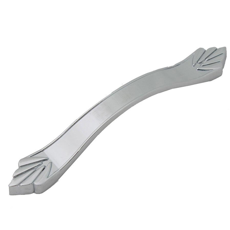 تصویر دستگیره کابینت دو پیچ مدل M74 نقره ای براق 