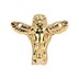 تصویر پایه آنتیک فلزی طرح فرشته طلایی ارتفاع 26 میلی‌متر بسته 4 عددی