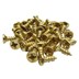تصویر پیچ آنتیک طلایی قطر 3 طول 8 میلی‌متر بسته 100 عددی
