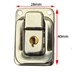 تصویر چفت آنتیک نقره ای کلید دار طول 40 میلی متر بسته 2 عددی