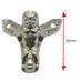 تصویر پایه آنتیک فلزی طرح فرشته نقره ای ارتفاع 26 میلی‌متر بسته 4 عددی