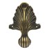 تصویر پایه آنتیک فلزی طرح طاووس زیتونی ارتفاع 50 میلی‌متر بسته 2 عددی