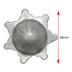 تصویر گل میخ آنتیک تزیینی قطر 3.8 سانتی‌متر بسته 8 عددی