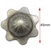 تصویر گل میخ آنتیک تزیینی قطر 4.5 سانتی‌متر