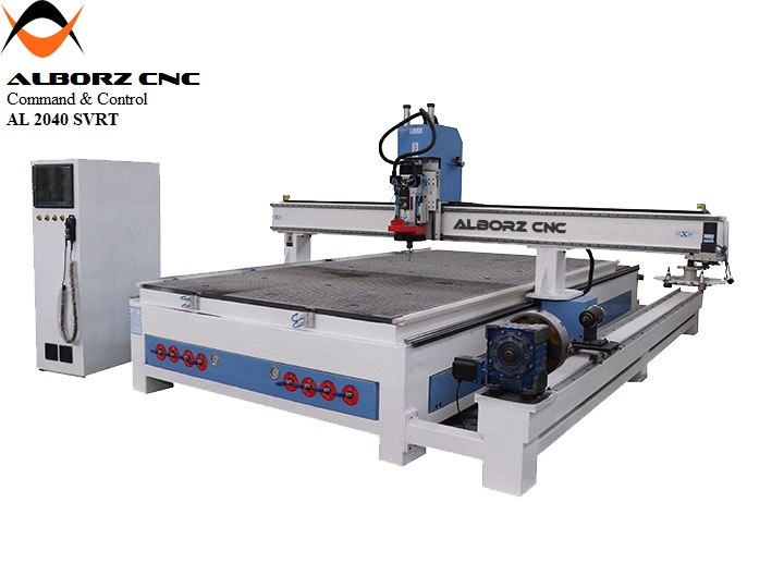 تصویر دستگاه سی ان سی البرز cnc مدل AL 2040 SVRT