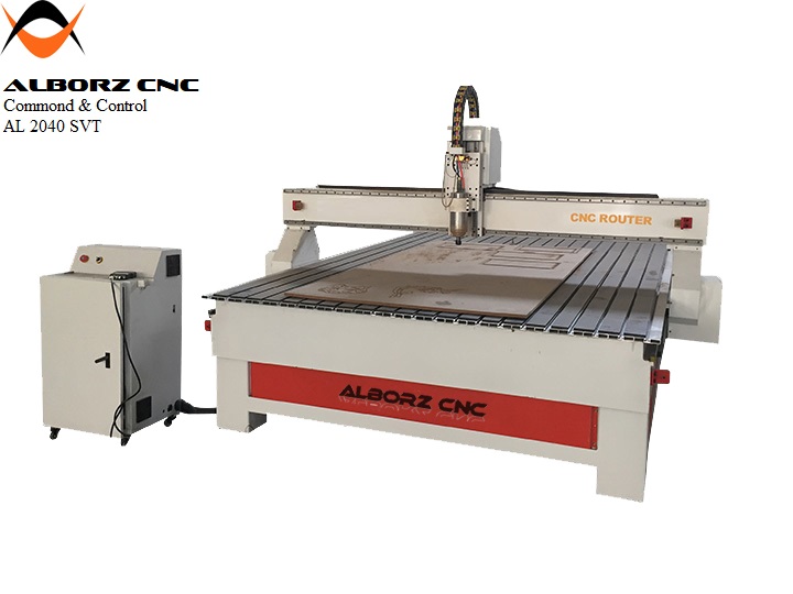 تصویر دستگاه سی ان سی البرز cnc مدل AL 2040 SV