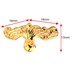 تصویر پایه آنتیک فلزی طرح عقاب طلایی ارتفاع 13 میلی‌متر بسته 4 عددی