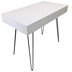 تصویر پایه سنجاقی فلزی میز سفید ارتفاع 50 سانتی‌متر