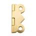تصویر لولا آنتیک پروانه‌ای 2.5 سانتی‌متر طلایی بسته 10 عددی